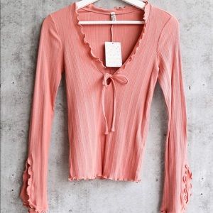 Free people long sleeve shirt